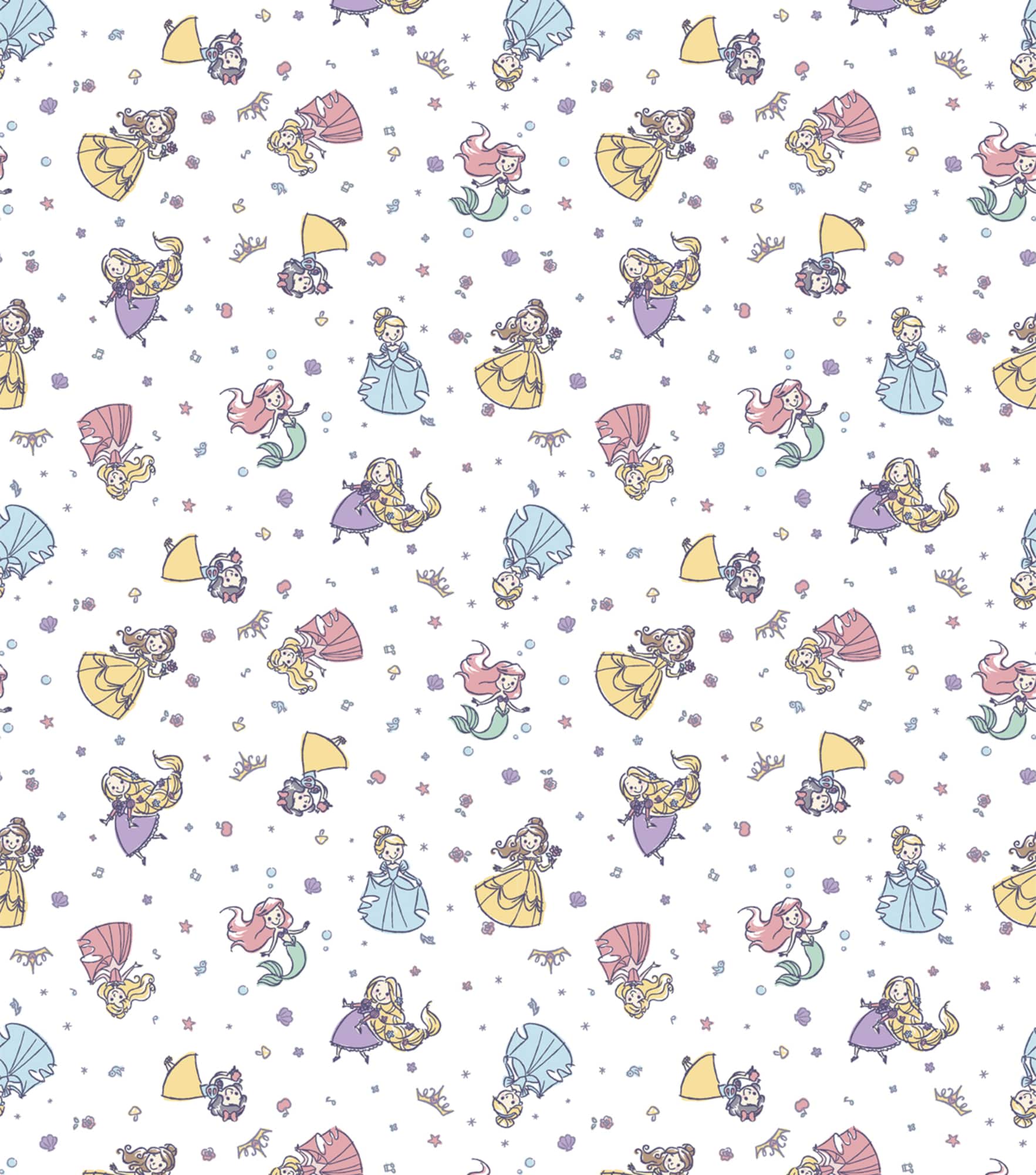 Disney® Little Princess Nursery Cotton Fabric